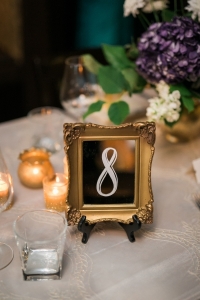 Gold table numbers mirrors mix:match $5 + $1 easels